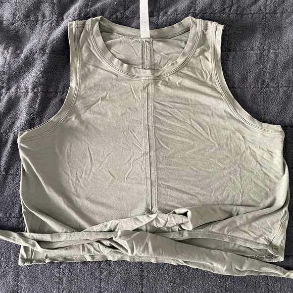 Lululemon Time To Restore Tank Sage Size 6 - Picture 5 of 6